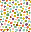 Funny multicolor abstract seamless background.