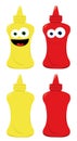 Funny Mustard and Ketchup