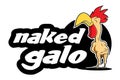 Funny naked rooster cock chicken logo food farm industry restaurant mascot fast food