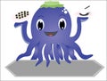 The funny octopus Royalty Free Stock Photo