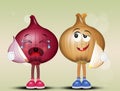 Funny onions couple