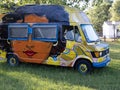 Funny painted camper van. Albania