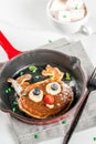 Funny pancakes for Christmas Royalty Free Stock Photo