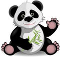 Funny panda Royalty Free Stock Photo