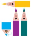 Funny pencils