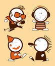 Funny people icons