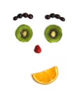 Funny person from fruit