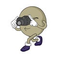 Funny photographer illustration