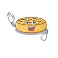 A funny picture of crumpets making an Okay gesture