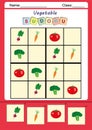 Funny picture sudoku for kids