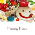 Funny pizza.