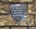 Funny Plaque in Saffron Walden, Essex