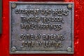 Funny Plaque on The Temple Bar Public House in Dublin