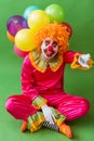 Funny playful clown Royalty Free Stock Photo