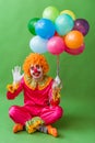 Funny playful clown Royalty Free Stock Photo