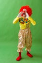 Funny playful clown Royalty Free Stock Photo