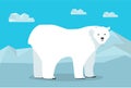 Funny Polar Bear Illustration