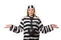 Funny prison inmate Royalty Free Stock Photo