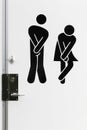 Funny public toilets in Denmark