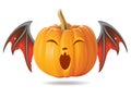 Funny pumpkin2 Royalty Free Stock Photo