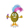 Funny punk pineapple