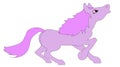 Funny Purple Horse