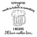 Funny quote about beer