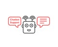 Funny robo emoji like chatbot