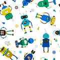 Funny robots pattern