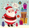 Funny Santa Claus Royalty Free Stock Photo