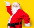 Funny Santa Claus have a joy Royalty Free Stock Photo