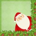 Funny Santa Clause for Christmas Royalty Free Stock Photo