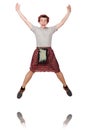 Funny scotsman Royalty Free Stock Photo