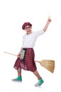 Funny scotsman Royalty Free Stock Photo