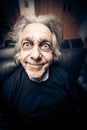 Funny Senior Man Making Faces Royalty Free Stock Photo