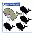 Funny shadow whale game.