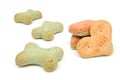 Funny shaped dog cookies Royalty Free Stock Photo