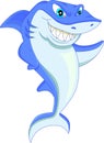 Funny shark cartoon