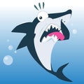 Funny Shark in Disgust Expression