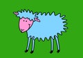 Funny sheep Royalty Free Stock Photo