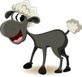 Funny sheep cartoon