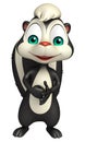 Funny Skunk cartoon character Royalty Free Stock Photo