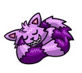 A Funny Sleeping Cheshire Cat