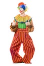 Funny smiling clown Royalty Free Stock Photo