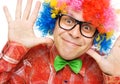 Funny smiling clown Royalty Free Stock Photo