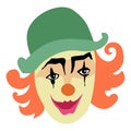 Funny, smiling clown Royalty Free Stock Photo