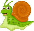 Funny snail cartoon for you design