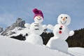 Funny snowmen