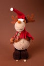 Funny soft Christmas tree figurine toy Christmas Scandinavian reindeer