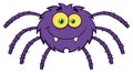 Funny Spider Cartoon Character Royalty Free Stock Photo